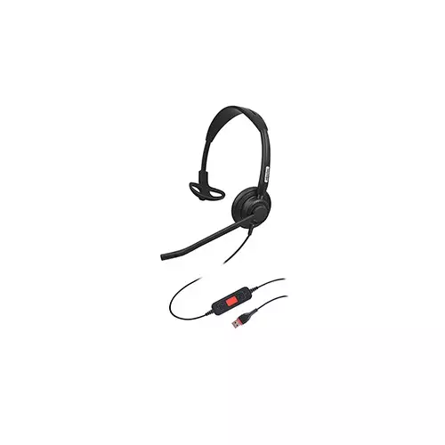 Inbertec UB815M Single Ear AI Noise Cancelling Headset - 2