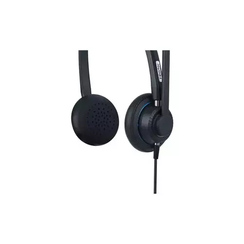 Inbertec UB815DM AI Noise Cancelling USB Wired Headphone - 1
