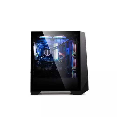 ARESZE 8704B E-ATX Mid-Tower RGB Gaming Case - 1