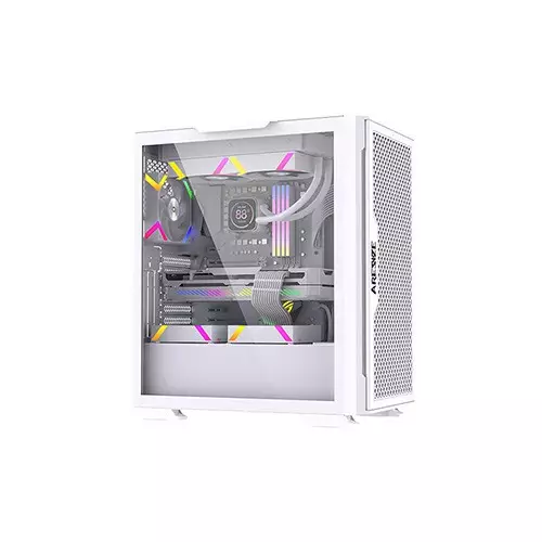 ARESZE KT02W E-ATX Mid-Tower Desktop Gaming Case - 3