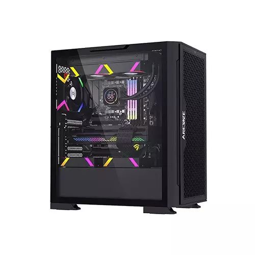 ARESZE KT02B  E-ATX Mid-Tower Desktop Gaming Case - 1