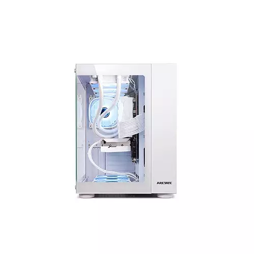 ARESZE GZ360W E-ATX Mid-Tower Desktop Gaming Case - 1