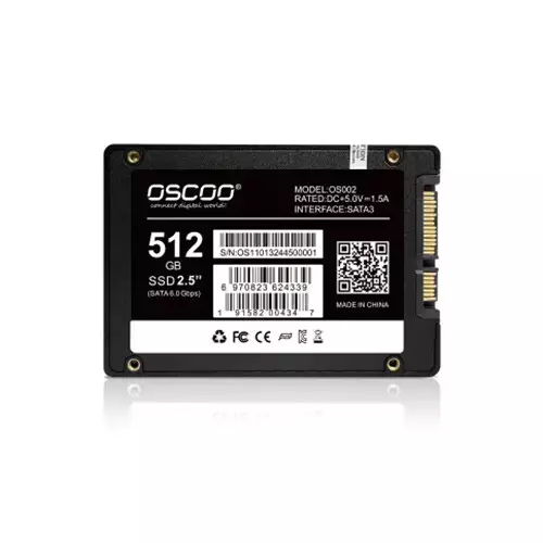 OSCOO OS002 512GB 2.5-inch SATA III SSD Black - 2