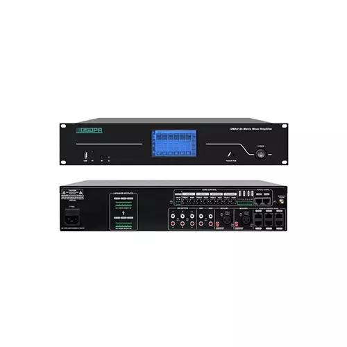 DSPPA DMA6124 240W 6 Channels Digital Audio Matrix Amplifier with Remote Control - 1
