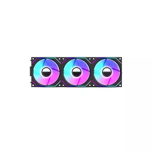 Jungle Leopard V2 120mm ARGB 3 in 1 Case Fan (Black) - 1