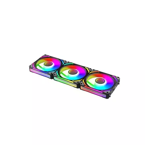 Jungle Leopard V2 120mm ARGB 3 in 1 Case Fan (Black) - 3