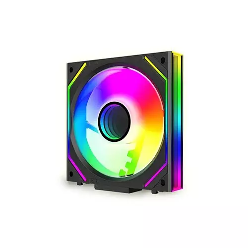 Jungle Leopard JM-V2 120mm Infinite Mirror Building block ARGB Casing Fan (Black) - 1