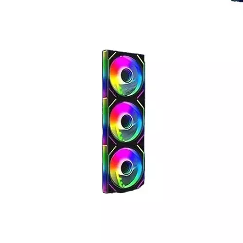 Jungle Leopard JM-V2 120mm Infinite Mirror Building block ARGB Casing Fan (Black) - 2