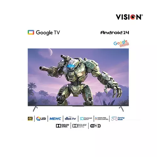 Vision RQ1 Galaxy Pro 50 Inch 4K QLED Google TV