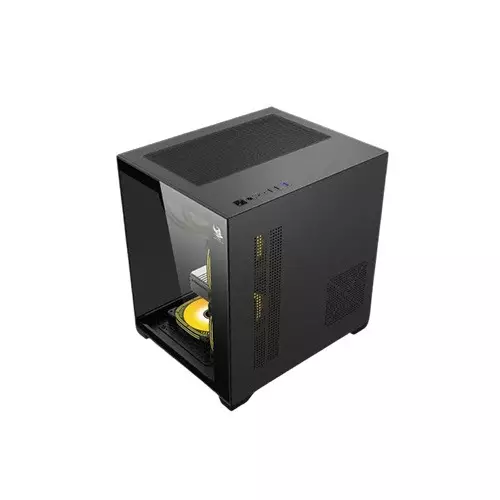 ARS LEGEND 171 V2 ARGB M-ATX Desktop Gaming Case (Black) - 1