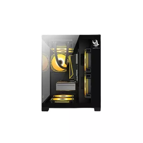 ARS LEGEND 171 V2 ARGB M-ATX Desktop Gaming Case (Black) - 2