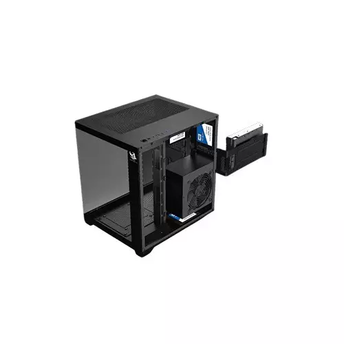 ARS LEGEND 171 V2 ARGB M-ATX Desktop Gaming Case (Black) - 3