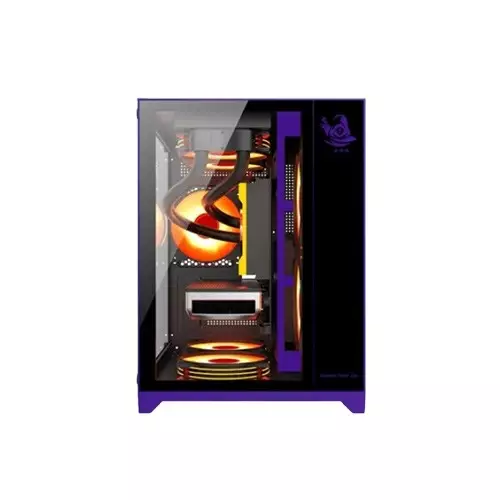 ARS Legend 171 ARGB Micro ATX Desktop Gaming Case (Black) - 1