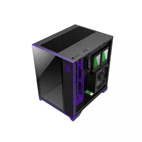 ARS Legend 171 ARGB Micro ATX Desktop Gaming Case (Black) - 2
