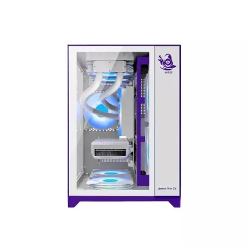 ARS Legend 171 ARGB Micro ATX Desktop Gaming Case (White) - 1