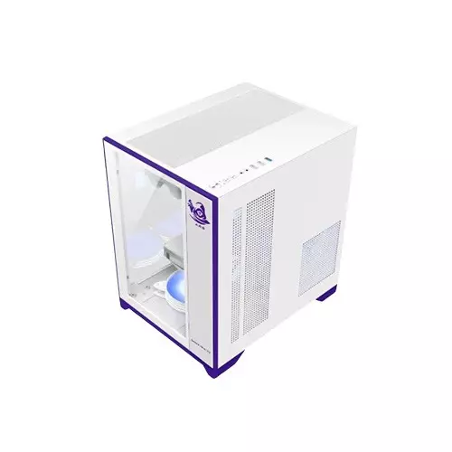 ARS Legend 171 ARGB Micro ATX Desktop Gaming Case (White) - 2
