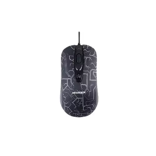 Newmen GX1-R WIRED Gaming Mouse (Black,White) - 1
