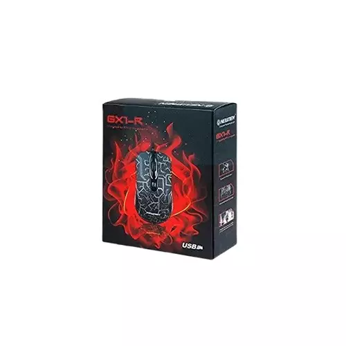 Newmen GX1-R WIRED Gaming Mouse (Black,White) - 3