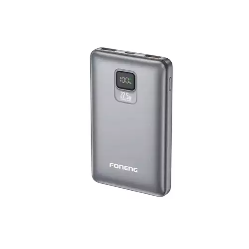 Foneng PX126 20000mAh 22.5W Fast Charging LCD Display Power Bank (Gray) - 2