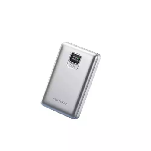 Foneng PX126 20000mAh 22.5W Fast Charging LCD Display Power Bank (Silver) - 0