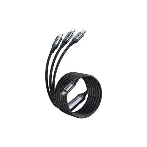 Joyroom S-A21 30W Type-C to 3-in-1 Fast Charging Cable - 1