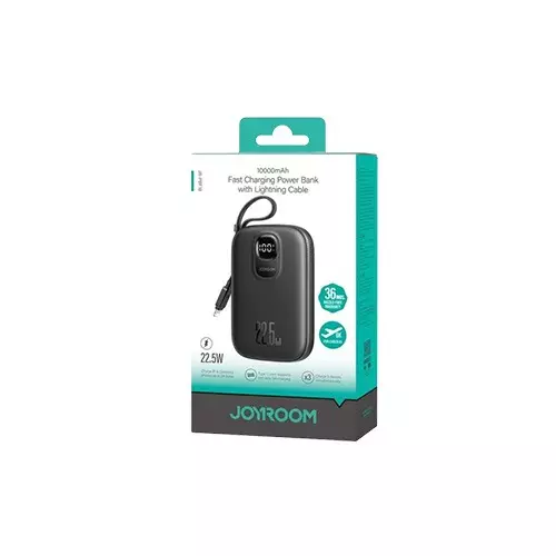 Joyroom JR-PBF18 22.5W 10000mAh Power Bank With Lightning Cable - 1