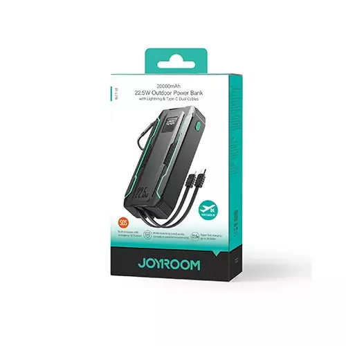 Joyroom JR-L017 10000mAh 22.5W SOS light Power Bank with Dual Cables - 1