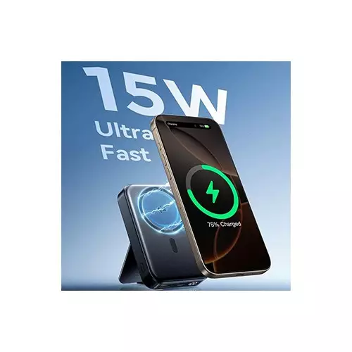 Joyroom JR-PBM11 10000mAh Qi2 Magnetic Wireless Power bank with Kickstand - 1