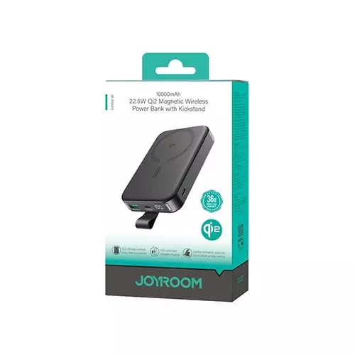 Joyroom JR-PBM11 10000mAh Qi2 Magnetic Wireless Power bank with Kickstand - 3
