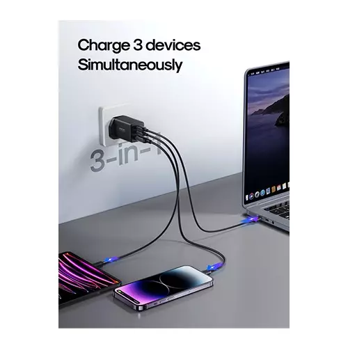 Joyroom JR-TCG01 GaN Ultra 65W Fast Charger with Type-C Cable - 1