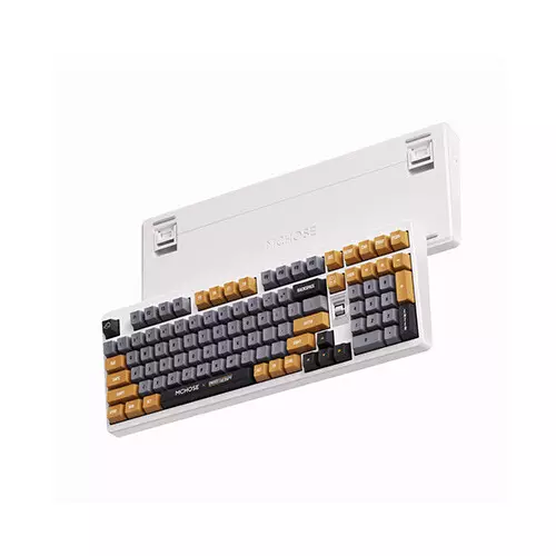 MCHOSE UT98 Retro Therapy Tri-Mode Gaming Keyboard - Silent Peach V3 Switch  - 0