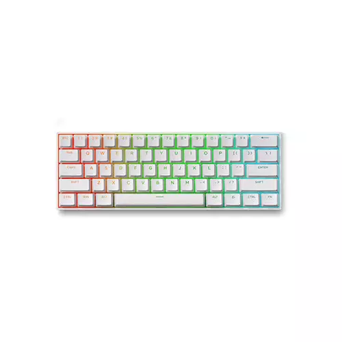 MCHOSE Ace 60 Pro Hall Effect RGB Gaming Keyboard - Uranus Magnetic Switch-Standard (White) - 1