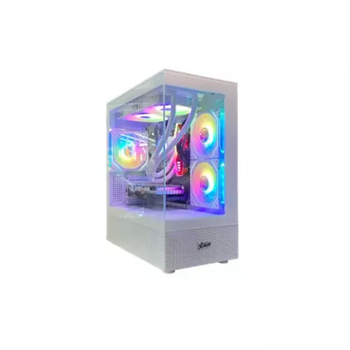 Virtu H50W Gold Gaming Case (White) - 1