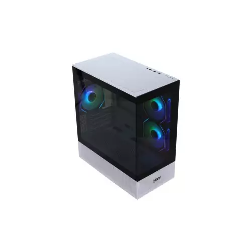 Virtu H50W Gold Gaming Case (White Black) - 1