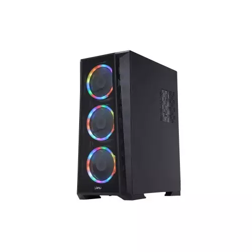 Virtu MI2W Glass ATX Tower Gaming Case (Black) - 3