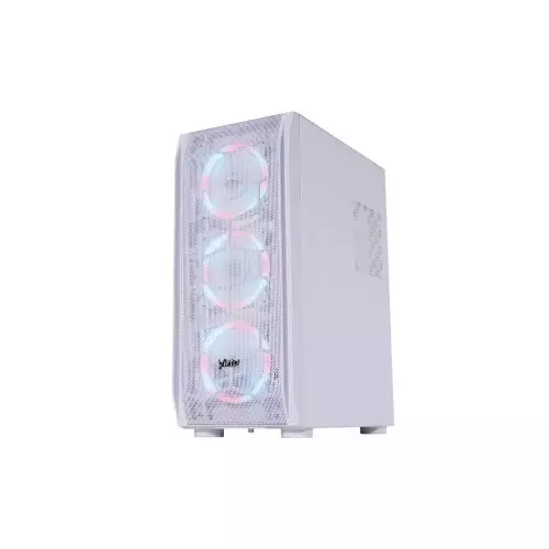 Virtu Y03 Mesh ATX Tower Gaming Case (White) - 2