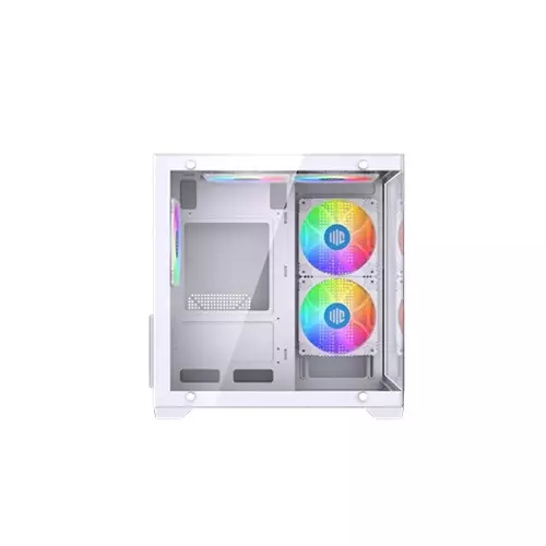 Maxcool Inferno MC5 Micro ATX Gaming Computer Case (White) - 3