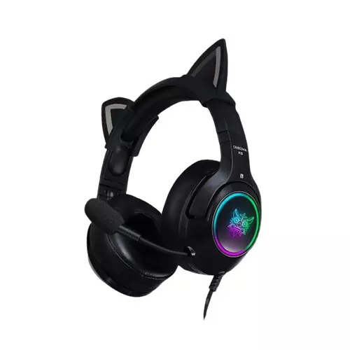ONIKUMA K9 RGB Stereo Gaming Headset with Cat Ears (Black) - 1