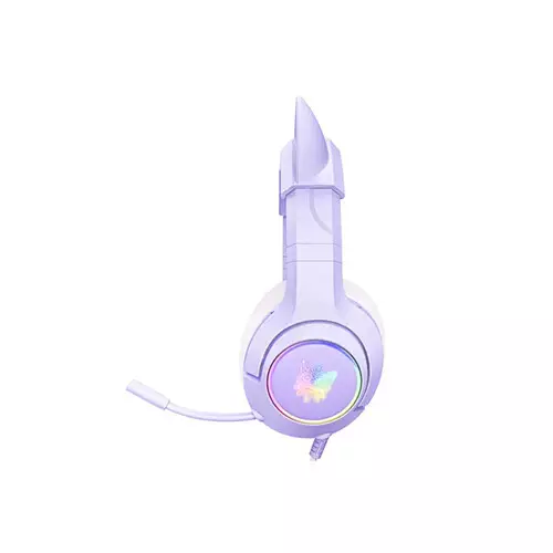 ONIKUMA K9 RGB Stereo Gaming Headset with Cat Ears (Purple) - 1