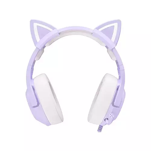ONIKUMA K9 RGB Stereo Gaming Headset with Cat Ears (Purple) - 2