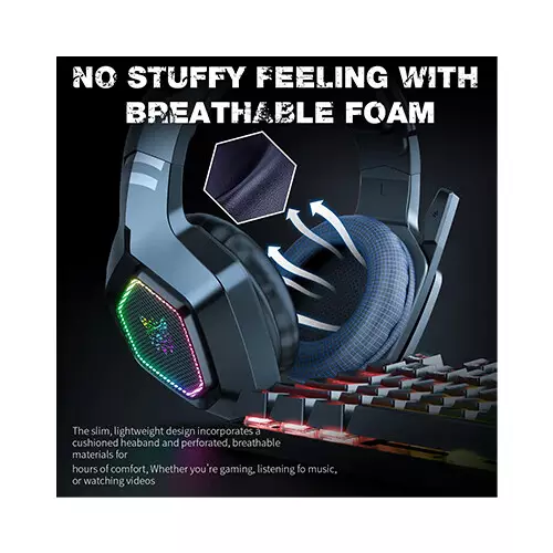 ONIKUMA K10 RGB Professional Wired Gaming Headset - 2