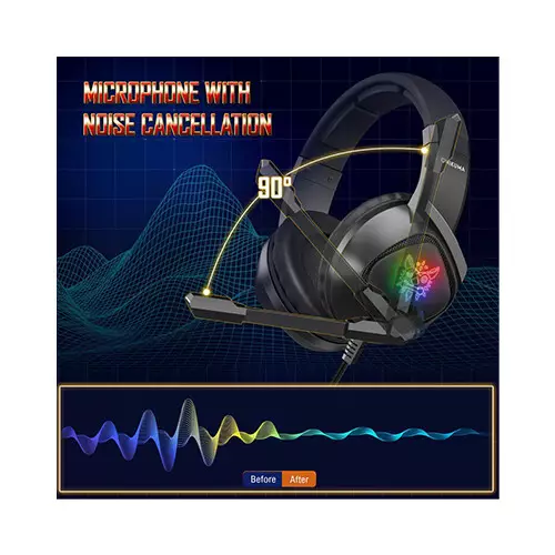 ONIKUMA K19 RGB Gaming Headphone (Black) - 1