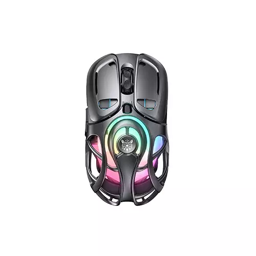 ONIKUMA DM02 Honeycomb Tri-Mode RGB Wireless Gaming Mouse (Gray)