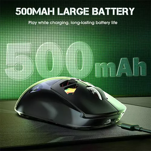 ONIKUMA CW930 3600 DPI RGB Tri-Mode Wireless Gaming Mouse - 3