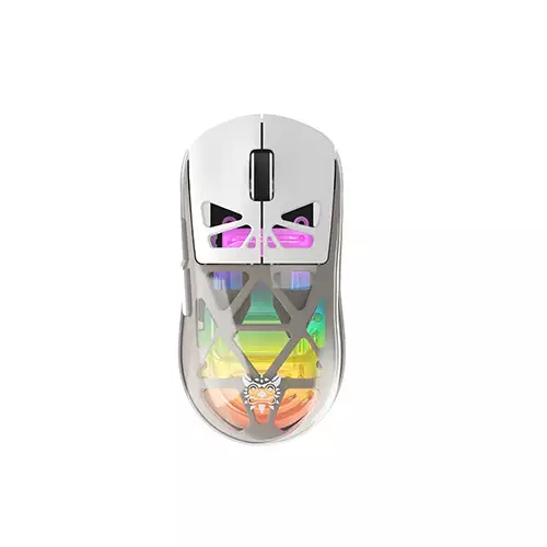ONIKUMA CW930 3600 DPI RGB Tri-Mode Wireless Gaming Mouse (White)