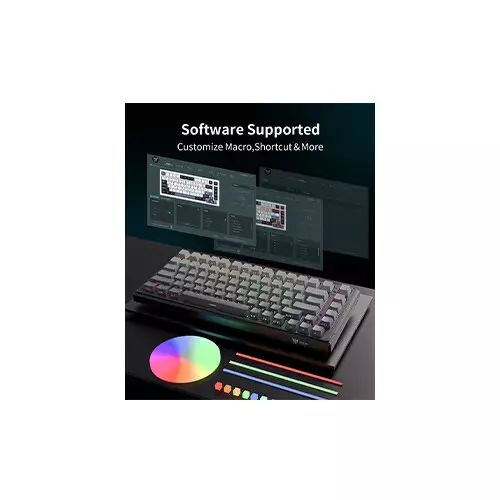 ONIKUMA G83 Tri-Mode RGB Mechanical Keyboard - 3