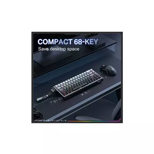 Onikuma G69 Wired RGB Gaming Mechanical Keyboard - 1