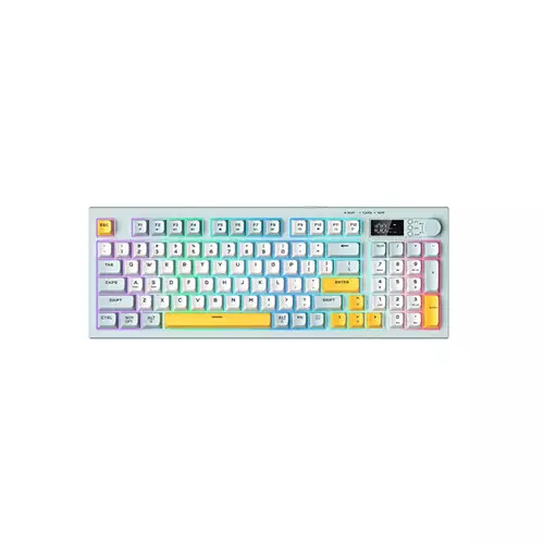ONIKUMA G80 94 Keys Tri-Mode Keyboard with LCD Screen