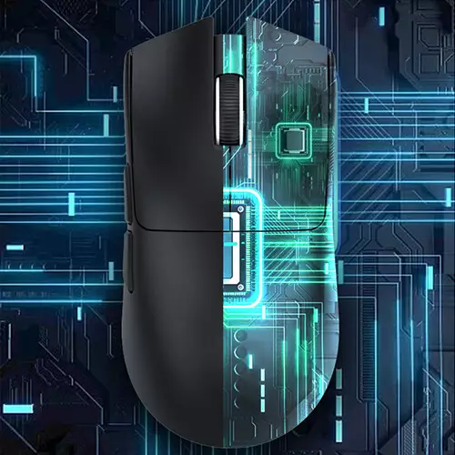 Attack Shark X11 22000DPI Tri-Mode Gaming Mouse with RGB Charging DOCK (Black) - 3