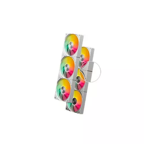 UpHere U3TC3 ARGB All-in-One White Case Fan - 2